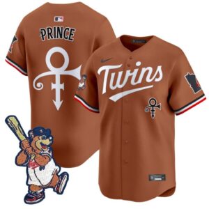 Prince Jersey Minnesota Twins T.C. Bear Patch Vapor Premier Limited Stitched