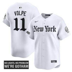 Anthony Volpe Jersey #11 New York Yankees Gothic Legacy Edition Vapor Premier Stitched White