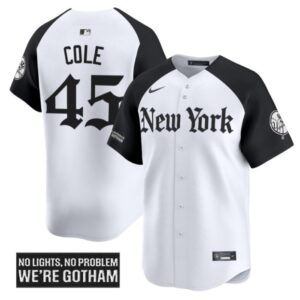 Gerrit Cole Jersey #45 New York Yankees Gothic Legacy Edition Vapor Premier Stitched Alternate