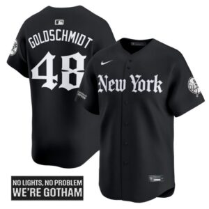 Paul Goldschmidt Jersey #48 New York Yankees Gothic Legacy Edition Vapor Premier Stitched Black