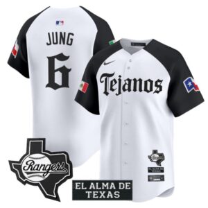Josh Jung Jersey #6 Texas Rangers Mexico Tejano Barrio Style Vapor Limited Stitched Alternate