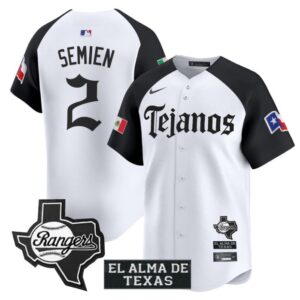 Marcus Semien Jersey #2 Texas Rangers Mexico Tejano Barrio Style Vapor Limited Stitched Alternate