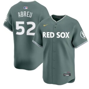 Wilyer Abreu Jersey Green #52 Boston Red Sox 2025 City Connect Vapor Premier Limited Stitched