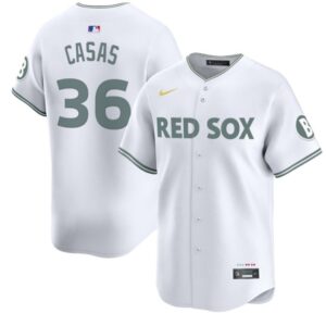 Triston Casas Jersey #36 Boston Red Sox 2025 City Connect Vapor Premier Limited Stitched White