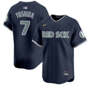 Masataka Yoshida Jersey #7 Boston Red Sox 2025 City Connect Vapor Premier Limited Stitched Navy