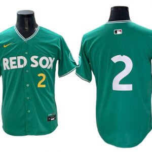 Boston Red Sox #2 Alex Bregman Green 2025 City Connect Limited Jersey