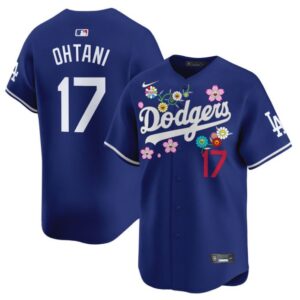 Shohei Ohtani (Kanji) Jersey #17 Dodgers x Takashi Murakami 2025 Vapor Stitched Royal