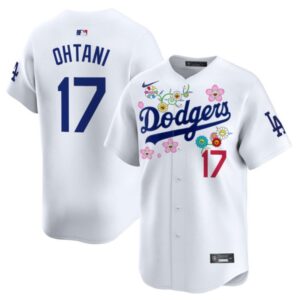 Shohei Ohtani (Kanji) Jersey #17 Dodgers x Takashi Murakami 2025 Vapor Stitched White
