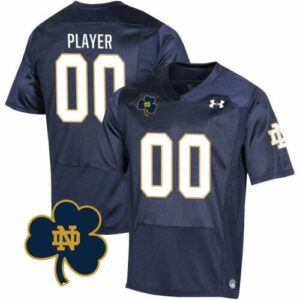 Custom Notre Dame Fighting Irish Jersey Name and Number College Football Johnny Lujack Patch