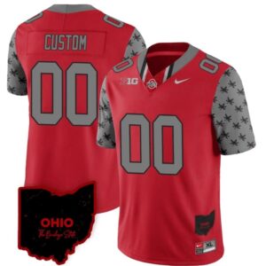Custom Ohio State Buckeyes Jersey Name and Number College Football Stitched Alternate Red