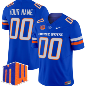 Custom Boise State Broncos Jersey Name and Number Vapor Limited College Football Stitched Royal