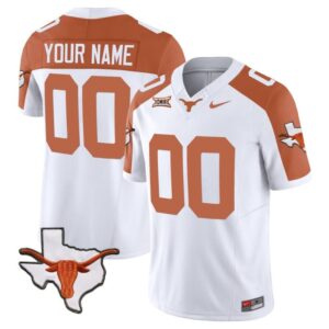 Custom Texas Longhorn Jersey Name and Number Vapor Limited College Football Stitched Inverted