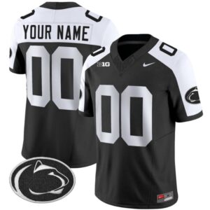 Custom Penn State Nittany Lions Jersey Name and Number Vapor Limited College Football All Stitched Black Alternate