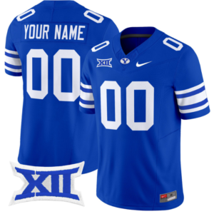 Custom BYU Cougars Jersey Name and Number Vapor Limited College Football Stitched Royal