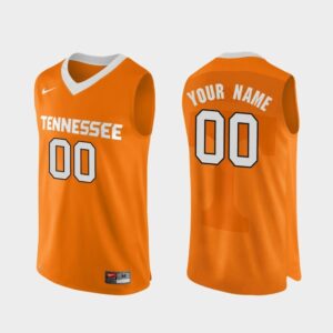 Custom Name Number Tennessee Volunteers Orange Performace College Basketball Jersey