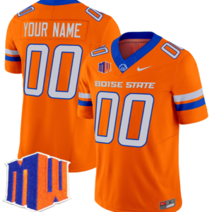 Custom Boise State Broncos Jersey Name and Number Vapor Limited College Football Stitched Orange