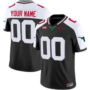 Custom Texas Longhorns Jersey Name and Number Mexico Vapor College Football Black Alternate