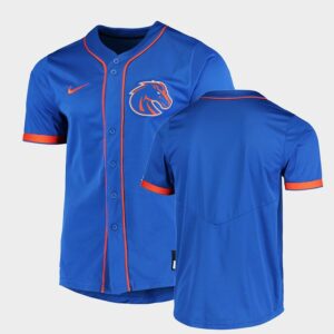 Custom Boise State Baseball Jersey Name, Number Broncos College Royal