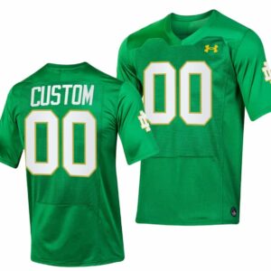 Custom Notre Dame Jersey Fighting Irish Name and Number Replica College Football 2023 Green