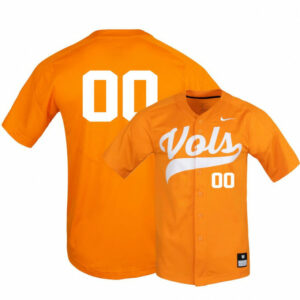 Custom Tennessee Vols Baseball Jersey Name, Number College Orange Elite