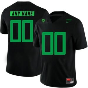Personalized Oregon Ducks Jersey Name and Number NCAA College Football Black