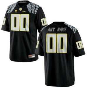 Custom Oregon Football Jersey Name and Number NCAA College Black Stitched