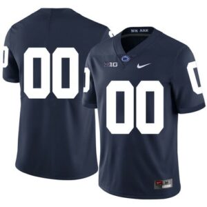 Penn State Custom Jersey Navy Blue College Football