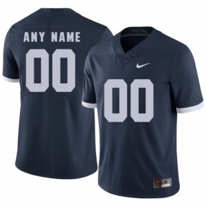 Custom Penn State Jersey Name Number NCAA Football Dark Blue