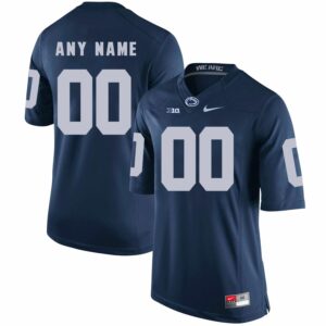 Personalized Penn State Jersey Name Number Football Dark Blue Big Patch