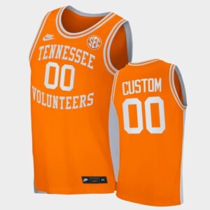 Tennessee Volunteers Custom Name Number Orange Retro College Basketball Jersey