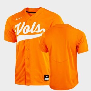 Tennessee Volunteers Custom Name Number Orange College Baseball Replica Jersey
