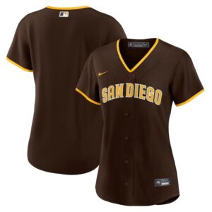 Women's San Diego Padres Home Replica Team Jersey - Brown