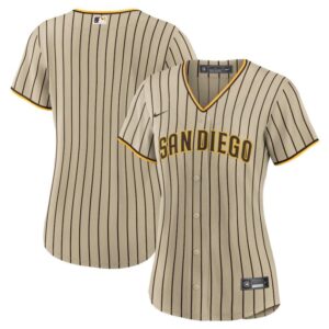 Women's San Diego Padres Home Replica Team Jersey - Tan