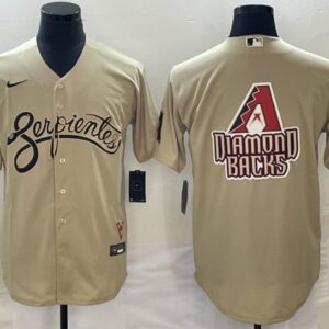 Men's Or Youth Arizona Diamondbacks Home Jersey - Sand Christmas Gift