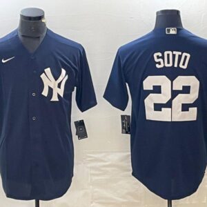 Men's Juan Soto #22 New York Yankees Home Replica Jersey - Navy Fans Gift