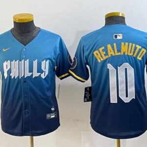 Youth J.T. Realmuto #10 Philadelphia Phillies 2024 City Connect Limited Jersey Blue