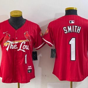 Women's or Youth Ozzie Smith #1 St. Louis Cardinals 2024 City Connect Limited Jersey Red