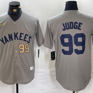 Men's Aaron Judge #99 New York Yankees Away Limited Player Jersey - Gray Christmas Gift