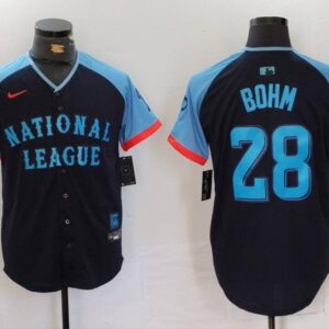 Men's Alec Bohm #28 National League 2024 All-Star Game Limited Player Jersey - Navy
