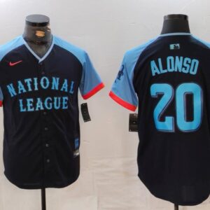 Men's Pete Alonso #20 National League 2024 All-Star Game Limited Player Jersey - Navy