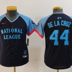 Youth Elly De La Cruz #44 National League 2024 All-Star Game Limited Player Jersey - Navy