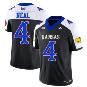 Devin Neal Jersey #4 Kansas Jayhawks Blackhawk Vapor Limited Football Alternate