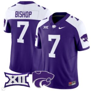 Michael Bishop Jersey #7 Kansas State Wildcats Vapor Limited Football Purple Alternate