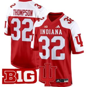 Anthony Thompson Jersey #32 Indiana Hoosiers 2024 Game V2 Football Crimson Alternate
