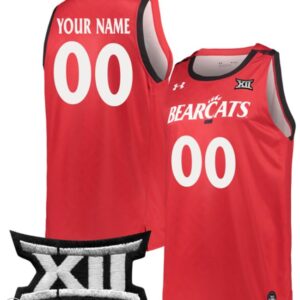 Custom Cincinnati Bearcats Jersey NCAA Basketball Game Stiched Red