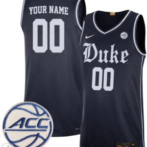 Custom Duke Blue Devils Jersey College Basketball Game Stiched Navy