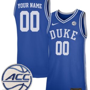 Custom Duke Blue Devils Jersey College Basketball Game Stiched Blue