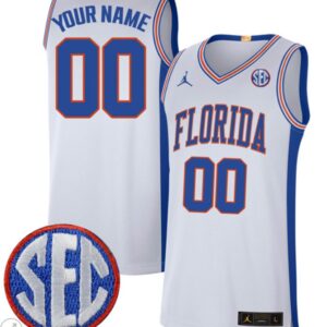 Custom Florida Gators Jersey College Basketball Stiched 1994 Final Four White