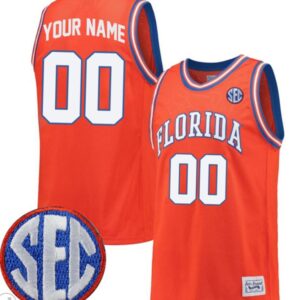 Custom Florida Gators Jersey College Basketball Stiched Alumni Orange