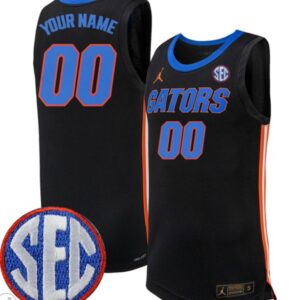 Custom Florida Gators Jersey College Basketball Stiched Limited Black